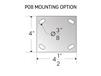 STAINLESS STEEL CASTERS - GLASS-FILLED NYLON WHEELS
