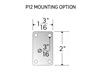 TOP PLATE CASTERS- THERMO-RUBBER WHEELS