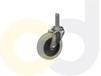 CASTERDEPOT THREADED STEM CASTERS - THERMO-RUBBER WHEEL - CAPACITIES UP TO 110 LBS.