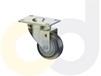 ZINC PLATED CASTERS - THERMO-URETHANE WHEELS