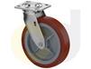 CASTERDEPOT TOP PLATE CASTERS - THERMO-URETHANE WHEEL- CAPACITIES UP TO 800 LBS.