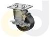 STAINLESS STEEL CASTERS - GLASS-FILLED NYLON WHEELS