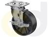 STAINLESS STEEL CASTERS - GLASS-FILLED NYLON WHEELS
