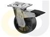 STAINLESS STEEL CASTERS - GLASS-FILLED NYLON WHEELS