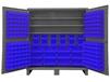 HEAVY DUTY STORAGE CABINETS WITH HOOK-ON BINS