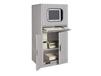 COMPUTER ENCLOSURE CABINET AND LOW PROFILE CARTS
