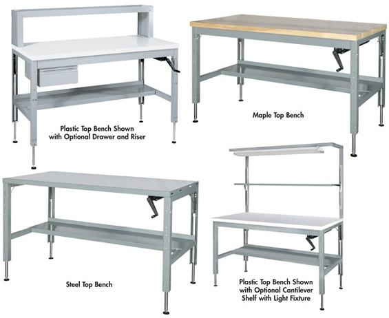 HYDRAULIC ERGONOMIC BENCHES