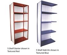 V-GRIP™ CLOSED SOLID SHELVING - 84"H